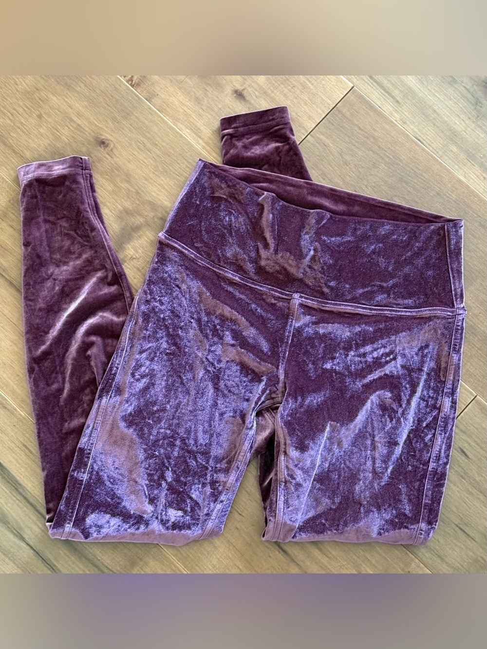Lululemon Velvet Leggings Size 10 27” Dark Rose